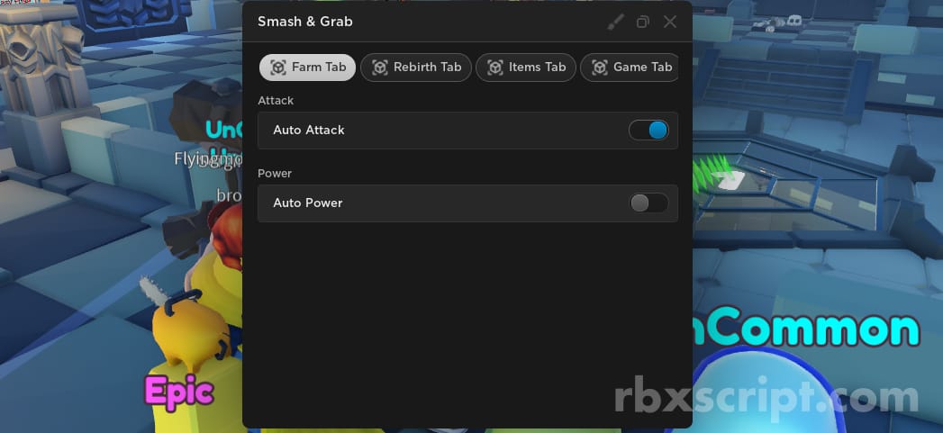 Smash & Grab: Auto Attack, Auto Power, Auto Join Dig
