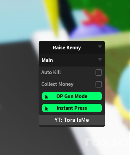 Raise Kenny: Auto Kill All, Auto Collect Money, Gun Mode