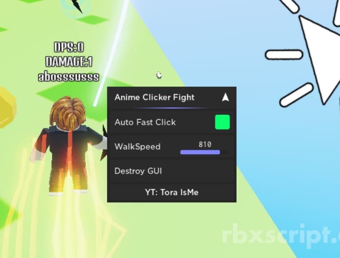 Anime Clicker Fight: Fast Click, WalkSpeed.
