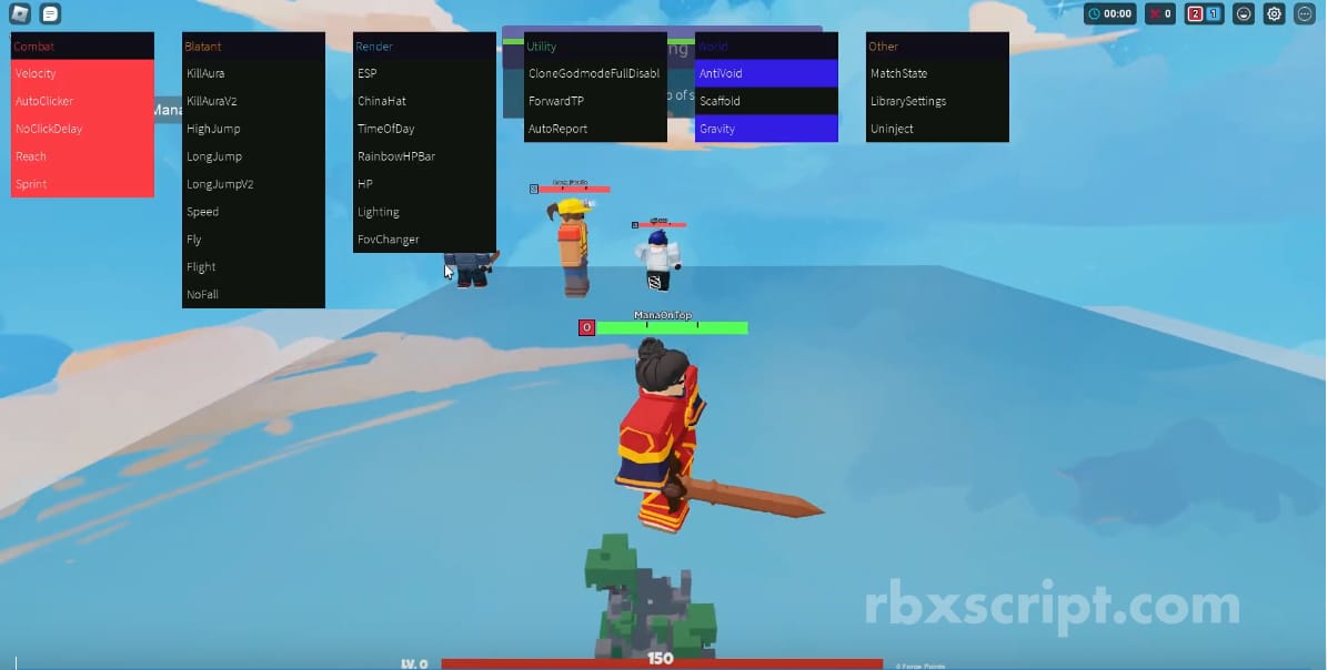 Roblox Bedwars) AIMBOT SCRIPT FOR CUSTOM MATCHES!! 