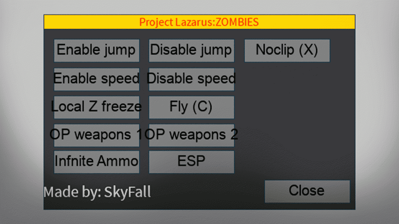 Project Lazarus: ZOMBIES
