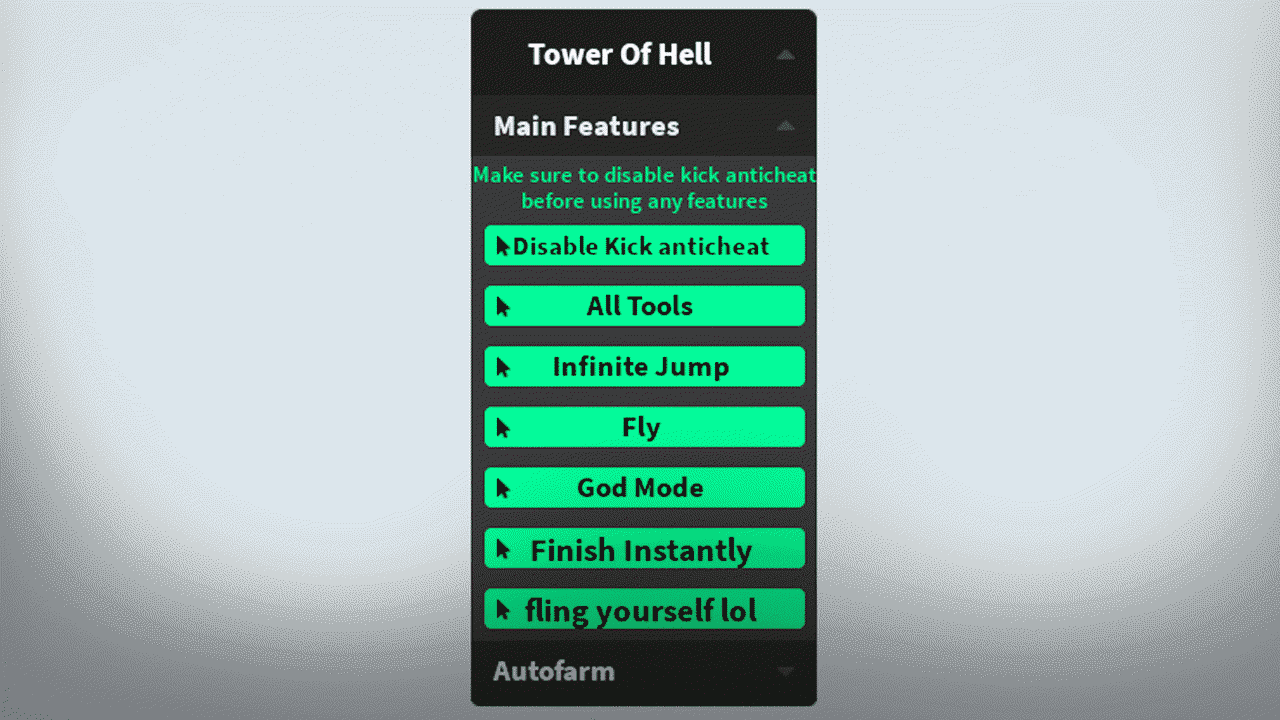 Tower of Hell Gui