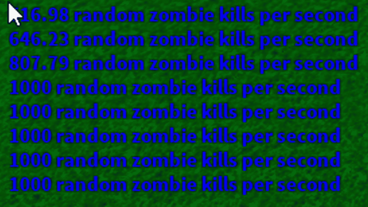 Zombie Rush, Kill All!