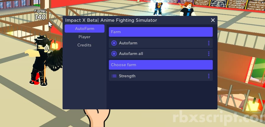 — Anime Fighting Simulator GUI