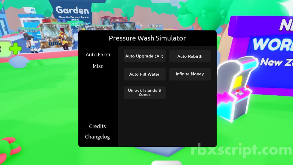 Pressure Wash Simulator [GUI - Inf Money & More!]
