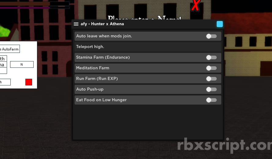 Hunter x Athena [Auto Farm GUI]
