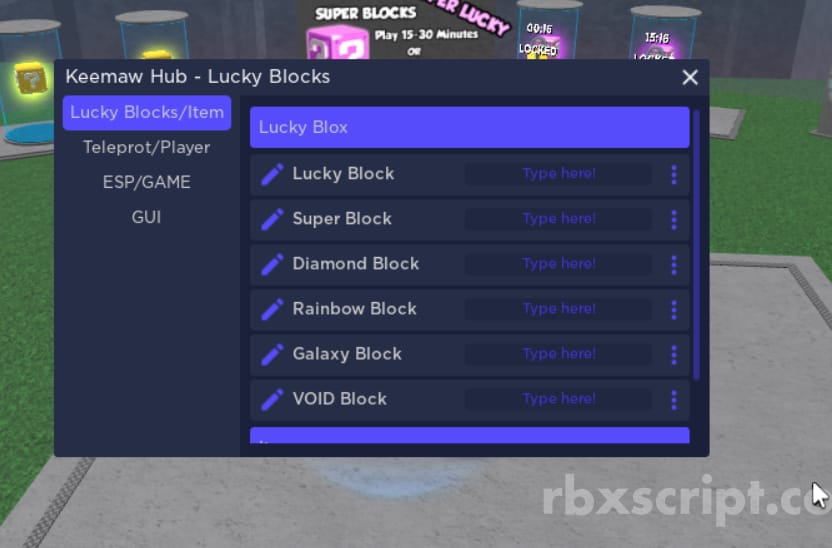LUCKY BLOCKS Battlegrounds script - (Lucky blocks giver & more) -  Roblox-Scripter