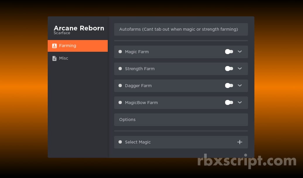 Arcane Reborn [Magic Farm - Dagger Farm & More!]