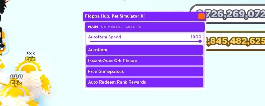 Pet Simulator X [Auto Farm/Walk Speed/Anti Afk]
