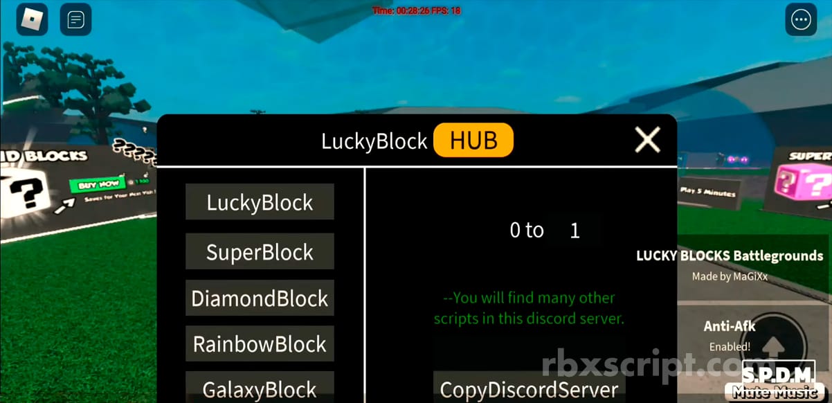 LuckyBlock | Mobile Script