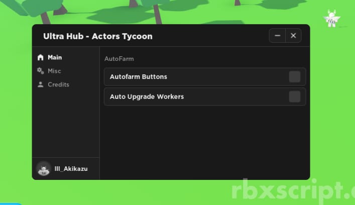 Actors Tycoon [AutoFarm Buttons, Auto Upgrade Workers, Working on mobile]