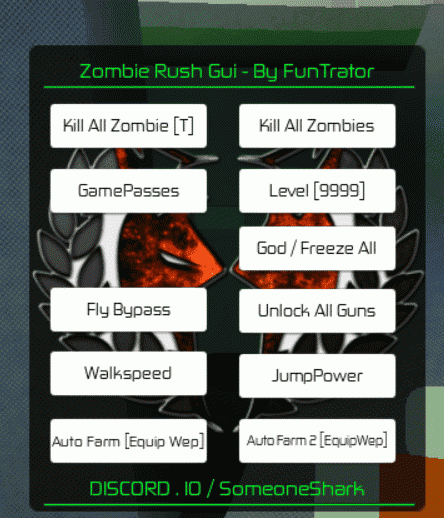 Zombie Rush GUI