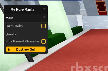 My Hero Mania [GUI - Mob Auto Farm - Auto Quest]