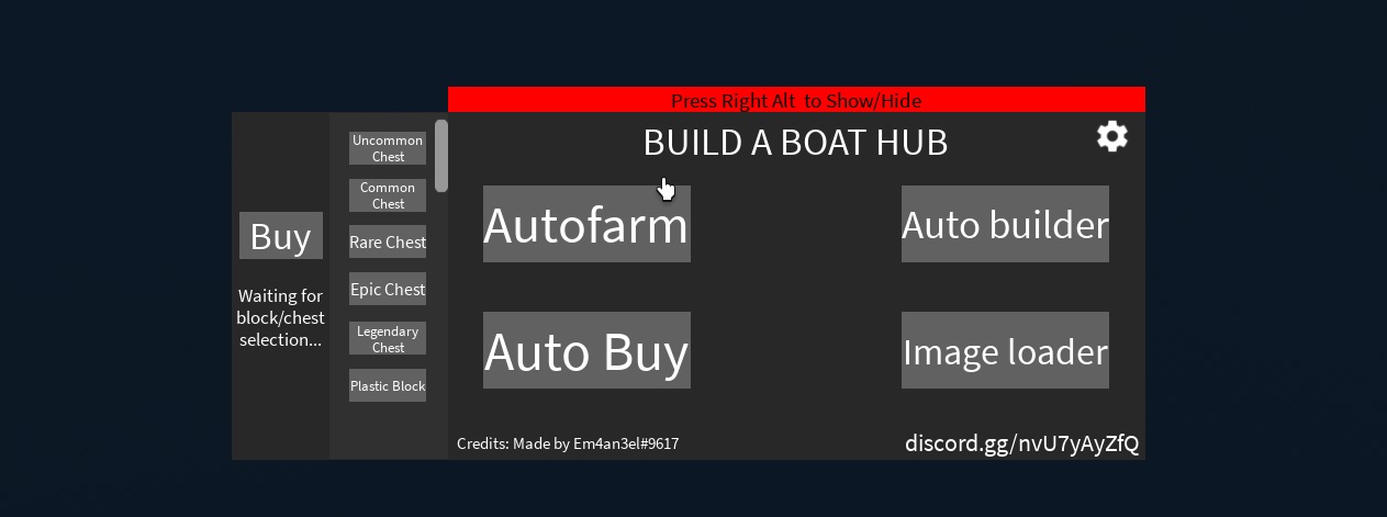 PlayerHub Build A Boat For Treasure Script