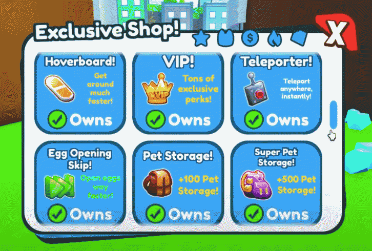 Pet Simulator X [Get all Shop Items for Free]